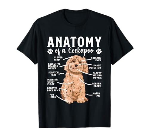 Cockapoo Dog Owner Anatomy Of A Cockapoo T-Shirt