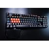 Bloody B720 Light Strike Optical Gaming Keyboard (Smooth/Linear) - Comfort Wrist pad - Faster Than Mechanical - 0.2ms Key Response Neon LED Backlit - Water Resistant [LK Black]
