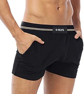 Dinnesis Underwear Organic Men's Cotton Trousers Soft Skin  Boxer Shorts Men's Pack Loose