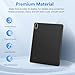 Case for OnePlus Pad 3 13.2-Inch Tablet, Hard PC Shockproof Slim Cover with Folio Stand, Scratch-Resistant, Lightweight Protective Shell(Black)