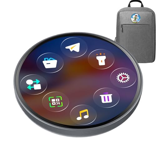 Insignia de pantalla digital, pin magnético para pantalla táctil, broche electrónico ABS de 2.17 pulgadas con carga USB, accesorio de foto de video, divertido dispositivo portátil con pantalla HD, pin