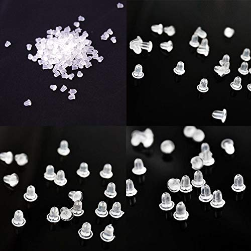 Oorring Stopper Oor Stoppers Butterfly Oorbellen Maken Oorbel Ruggen Rubber Oorbellen Stopper Voorkomen Dat Oorbellen… - Image 3