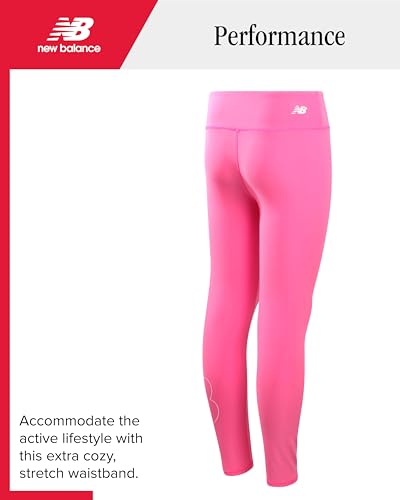 New Balance Active Girls Leggings - Athletic Leggings Yoga Pants Running Workout Ballet Kids Dance Pants (Sizes: 7-16)4