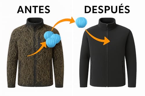 Bolas Lavadora Atrapa Pelos Mascota - Pack 24 Unidades | Recoge Pelos Lavadora Mascotas | Eliminador de Pelo Lavadora | Filtro Atrapapelos para Ropa Limpia y Sin Pelusas (Azul, Pack 24) - imagen 2