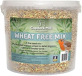 Copdock Mill Wild Bird Wheat Free Mix  All Year-Round Wild Bird Seed  Suitable for Small Birds  100% Natural
