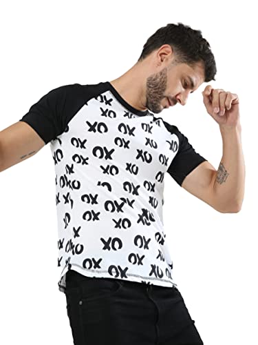 Image of fanideaz Mens Cotton Half Sleeve Striped Round Neck T Shirt