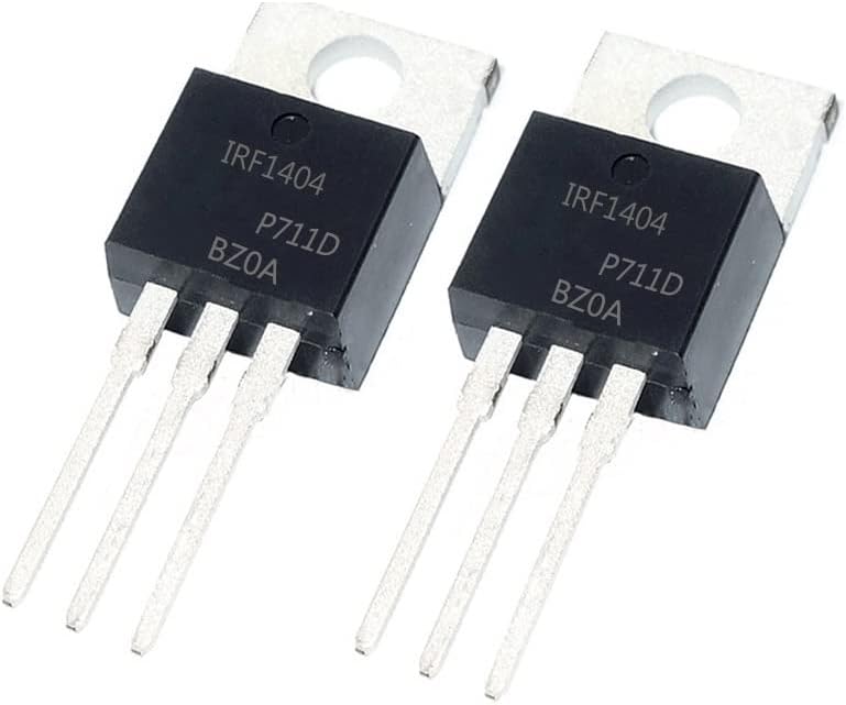 Transistor 10pcs MOSFET Transistor IRF1404 IRF1404PBF 40V 202A 333W TO-220 Power MOSFET
