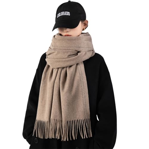 Écharpe en laine chaude isolation thermique maximale grand format 200 * 65 cm