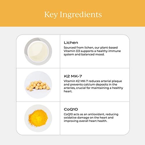 Cymbiotika Synergy Vitamin B12 & D3 + K2 + Coq10, Liposomal Delivery For Enhanced Absorption, Energy Booster, Supports Mood & Cell Production, Immunity Support, And Heart Health #TOP3