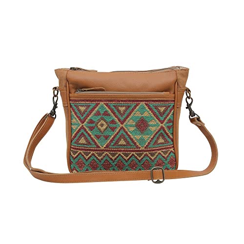 Myra Bag Mantis Lines Small & Crossbody Bag S-5653 by Myra Bag - Used condition - US$29.02