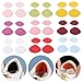 Ngozzy Shoe Patches For Holes 100 PCS Fashion Woman Heel Repair Subsidy Shoes Hole Sticker Sneaker Lined(Rose red)