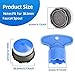 4 Pack Faucet Aerators With Faucet Cache Aerator Removal Tool, For Bathroom Or Kitchenfaucet Replacement Part Insert Filter, Restrictor Aerator, 18.5mm/0.72inch (Blue+Black, 18.5)