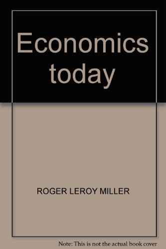 Economics today 0063854538 Book Cover