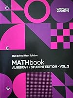 Carnegie Learning Algebra II High School Math Solution 4th Edition VOLUME 2 Student Edition 1684597579 Book Cover
