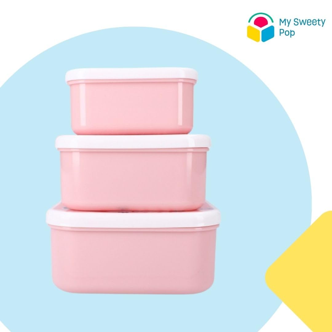 My sweety pop – Ensemble repas - Boîte à goûter + Gourde - Lunch box – Hydratation - Pour enfant - Crèche - Maternelle - Ecole - Vacances - Repas - Idée