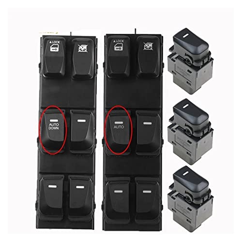 Interrupteur de vitre électrique Hyundai Tucson à commande fluide avant gauche - 2