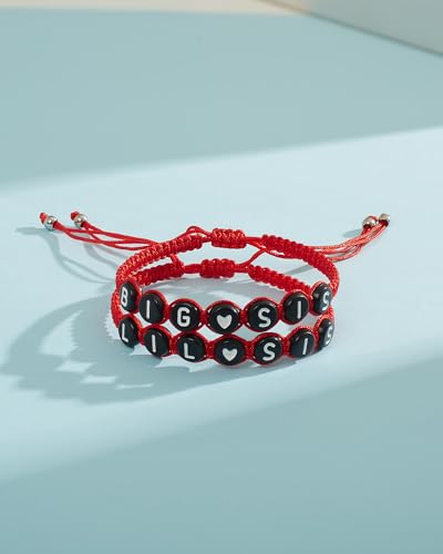 Image of Braided Rope Bracelet Adjustable Jewelry for Family Sisters Mom Grandma BFF | Adjustable black woven rope bracelets with personalized letter engraving.gifts for family, sisters, grandma & best friends