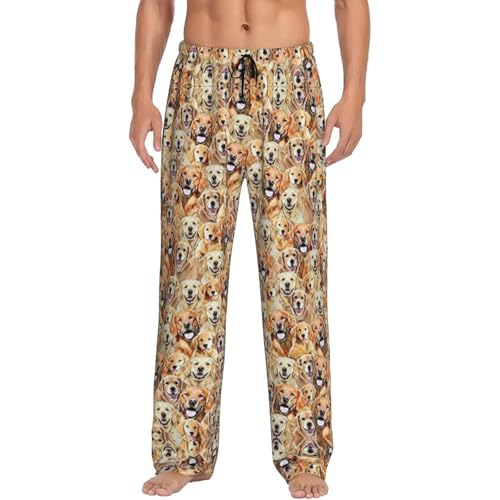 Pantalon de pyjama homme ample anti-serrage noir taille XXL