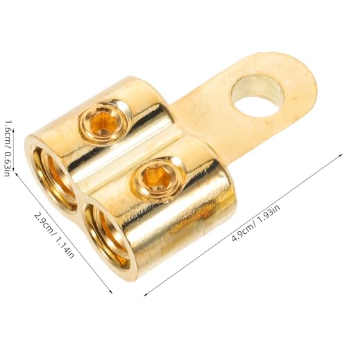 Conectores de audio de 4GA a anillo para rutas con buen sonido 4