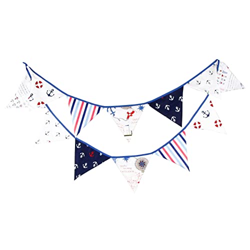 Dzmuero Fanion,Guirlande Fanions,Guirlande Anniversaire Guirlande Fanions Tissus Fanion Exterieur Multicolore Drapeau de Triangle en Tissu Bunting pour la Décoration Suspendue de Fête Cover