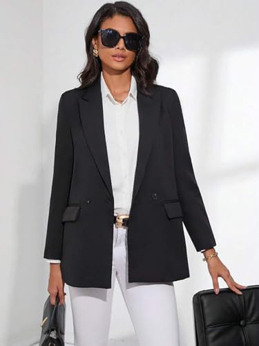 Image of KOTTY Womens Open Front Blazer for Women - Workwear Style Lightweight Blazer for All Seasons