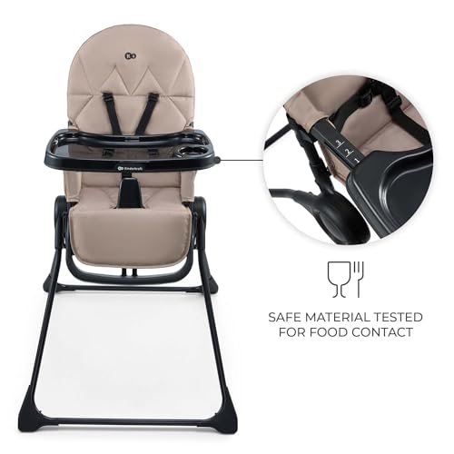Image of Kinderkraft BINCI Folding High Chair, Beige