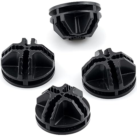 40 Pcs Wire Cube Plastic Connectors Wire Grid Cube Organizer Connectors Replacement Corners for Modular Closet Storage Organizer and Wire Grid Cube Storage Shelving (Black) Cover