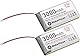 YELUFT 2 Stück 3.7V 3000mAh Lithium Polymer Akku 1S 1C Wiederaufladbare Batterie mit Schutzplatine und Micro JST 1.25 Stecker für ESP32 Entwicklungsboard