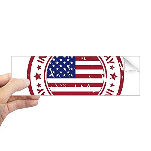 Adhesivo rectangular parachoques USA Independence Day Flag evita arañazos ventana coche
