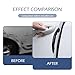 Hugwits 4 PCS Car Door Edge Guards, Car Doors Anti-Collision Strips, Anti-Scratch Auto Door Edge Trim Strip with Airbag-Style Protection, Universal for Most Cars (Black)