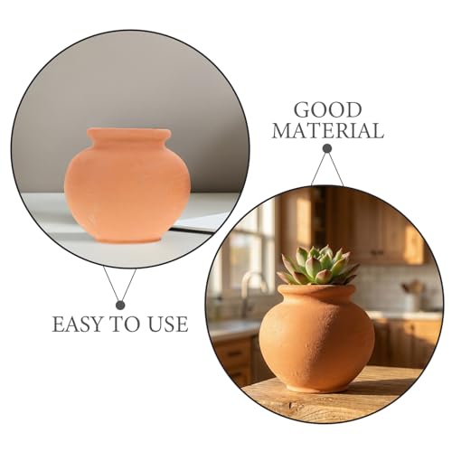 Pots en terre cuite contre l'excès d'eau des succulentes - 8