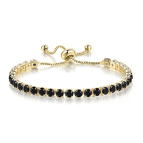 Women Jewelry 925 Silver Sterling Silver Bracelet Fashion Cuff Bangle Chain Bracelets Practical Processed (Black)