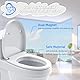 Toilettendeckel mit Absenkautomatik,WC Sitz Quick Release Funktion und Softclose - Einfache Montage Klodeckel aus Duroplast Toilettensitz,Antibakteriell,bis 250 kg, Abnehmbar,Klobrille Oval