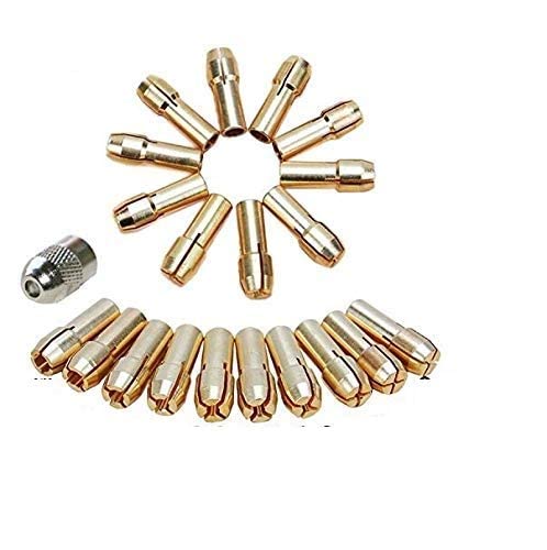 e-INFINITY 0.5-3.2MM 4.3MM shank 11pcs or Set brass drill chucks collet Bits for rotary tool (B089G35CSP) Amazon Price History, Amazon Price Tracker