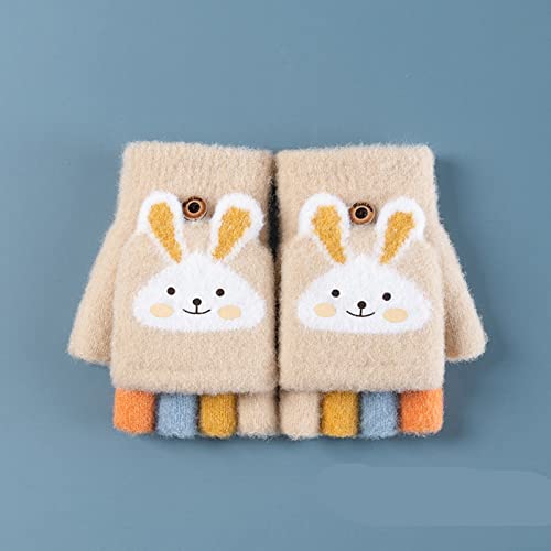 Toddler Kids Children's Bunny Knit Winter Warm Girls Boys Baby Gloves Mittens Cute Cotton Hand Warmer Gloves Infant Gloves3