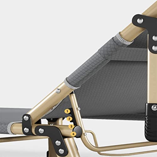 Chaises longues jardin pliables avec dossier inclinable multiposition
