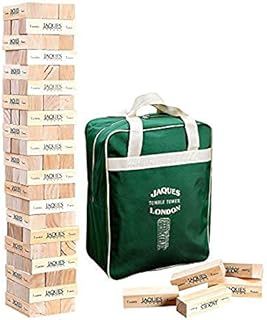 Ultimate XL! Tumble Tower - Superior 5ft Size for adults - Build to over 5 FEET tall during play!-Jaques Of London