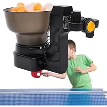 Automatic Table Tennis Robot Machine 2-Wheel Drive with 36 Different Spin Balls Table Tennis Robots Automatic Ball Machine for Training,110V