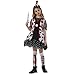 IEEILULU Clown Kostüm Mädchen, Horror Clown Kostüm, Gruseliges Clown Kostüm Kinder, Killer Clown Outfit Mädchen mit Strümpfe für Halloween Karneval Rot, 8-10 Jahre Horror günstig Kaufen-IEEILULU Clown Kostüm Mädchen, Horror Clown Kostüm, Gruseliges Clown Kostüm Kinder, Killer Clown Outfit Mädchen mit Strümpfe für Halloween Karneval Rot, 8-10 Jahre