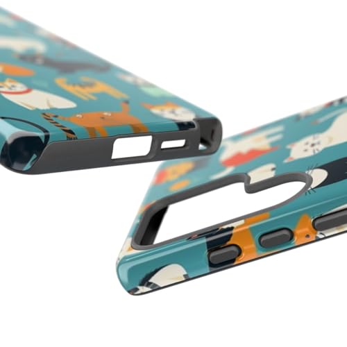 Coque rigide Samsung S25 Ultra chat coloré brillante protection - 3