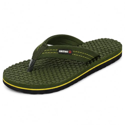 Image of ORTHO JOY House Slipper for Women's Care | Orthopaedic | Diabetic | Acupressure | Comfortable | MCR | Flip Flop Ladies and Girl's Home for Daily Use