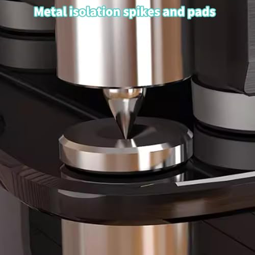 Soporte de acero inoxidable para caja de altavoz HiFi con patas de aleación 5