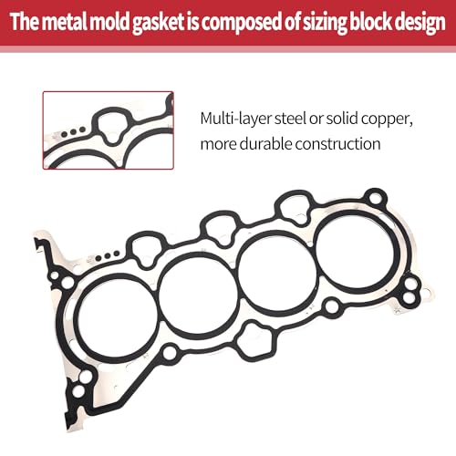 Image of HiSport Cylinder Head Gasket Compatible with Hyundai Santa Fe 2016-2020 Sonata 2015-2019,Tucson 2018-2021 Kia Optima 2016-2020 Sorento 2016-2020 Sportage 2017 2018 2019 2020 2021 2022#22311-2GGB0
