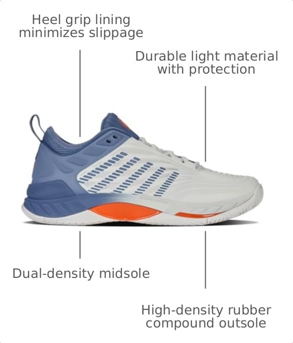 Image of K-Swiss Men's Hypercourt Supreme 2 Tennis Shoe