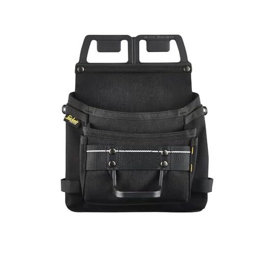Roll Werkzeugtasche aus Segeltuch - Faltbare Werkzeuge Rollenhalter Aufbewahrungstasche Rolltasche Werkzeugetasche für Kleinteile wie Nagel, Schrauben und Muttern / Elektriker Zimmermann Mechaniker 7 Snickers Workwear 9776 Handwerker Werkzeugtasche, schwarz, STD BZW. Einheitsgröße