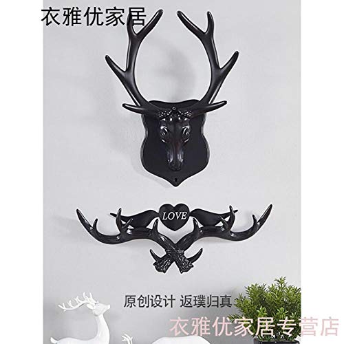 Rangement mural cerf en relief pour une décoration intérieure chic