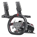PXN V10 Ultra Direct Drive Racing Wheel and Pedals – 3.2Nm Force Feedback Gaming Steering Wheel with Microfiber Leather Grip and Paddle Shifters – Sim Racing Set for PC, PS4, Xbox One, Xbox Series X/S