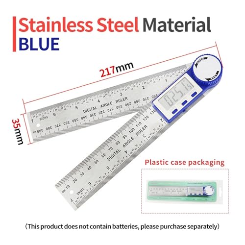 Anglemètre numérique 360 degrés en métal durable règle carrée Protractor P2 - 2