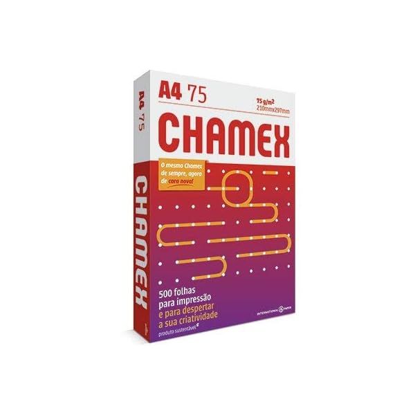 Papel Sulfite A4 Chamex 75g 500 folhas
