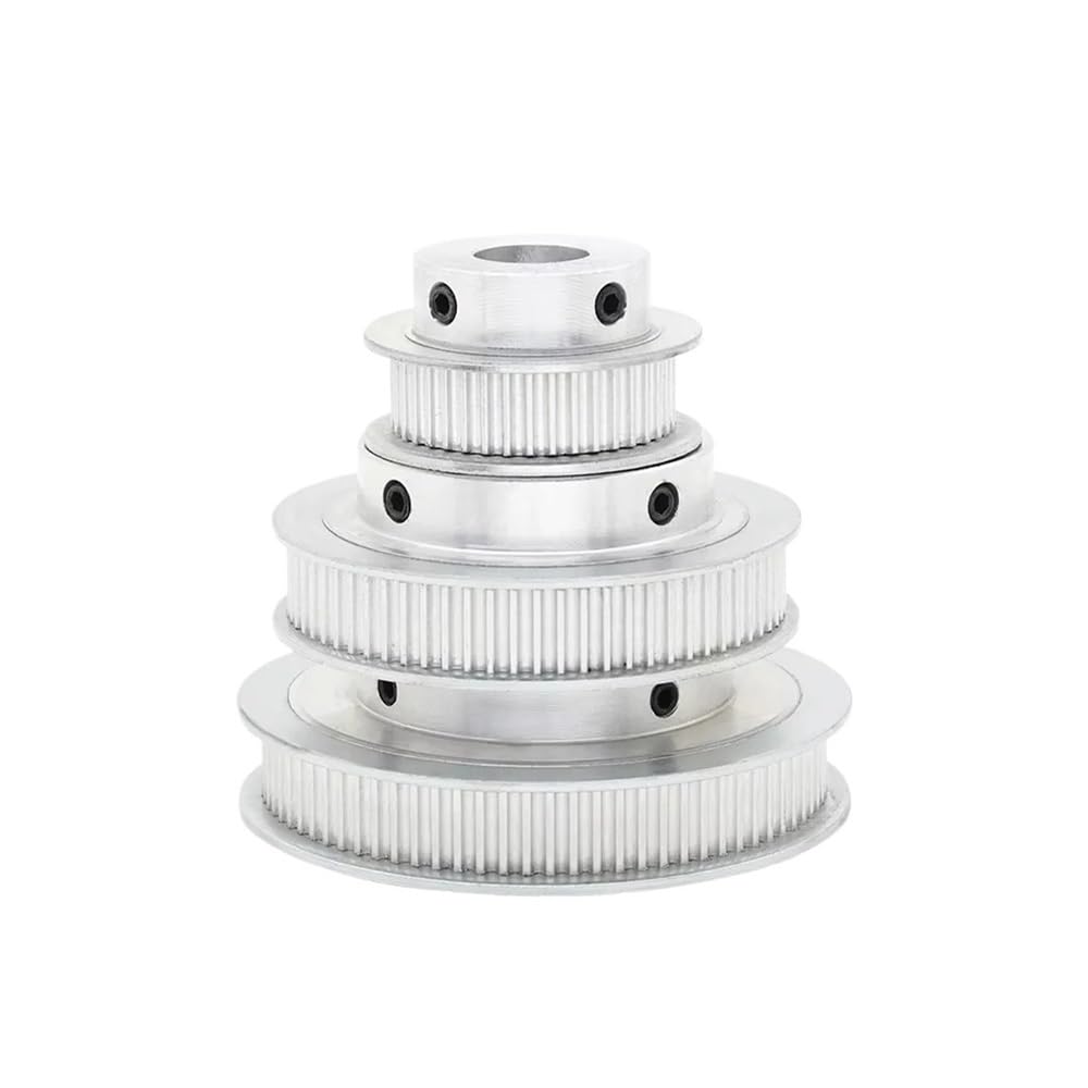 Polea de distribución 80-150T, rueda síncrona de aleación de aluminio, diámetro interior de 8-30mm | 12mm-keyway 4x1.8mm,120 Teeth,16mm (for belt 15mm)
